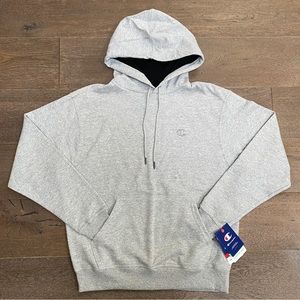 Champion Grey Fleece Hoodie Size M